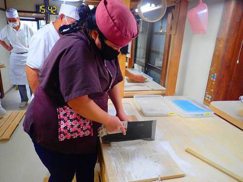 こてちゃんさいたまそば打ち倶楽部北本に、道場破り？