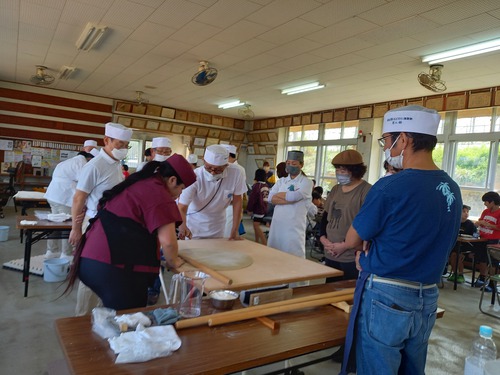 植田塾　そば打ち仲間との交流会(^^♪