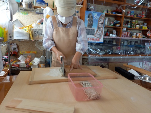 こてちゃんさいたまそば打ち倶楽部北本に、道場破り？