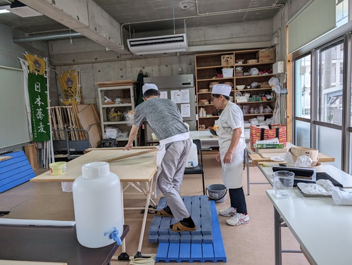 しらこばと蕎麦打ち会から(埼玉県）やって来ましたー