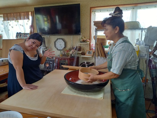 こてちゃんさいたまそば打ち倶楽部北本に、道場破り？