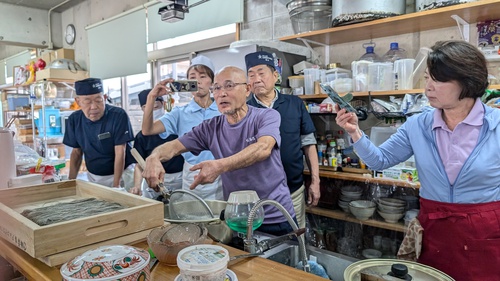 分いしかり札幌星置そば道場・いしかり手打ちそば同好会と交流会
