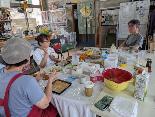 しらこばと蕎麦打ち会から(埼玉県）やって来ましたー