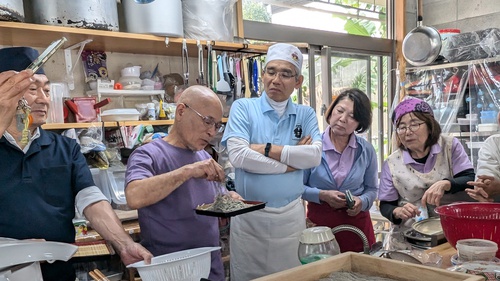 分いしかり札幌星置そば道場・いしかり手打ちそば同好会と交流会