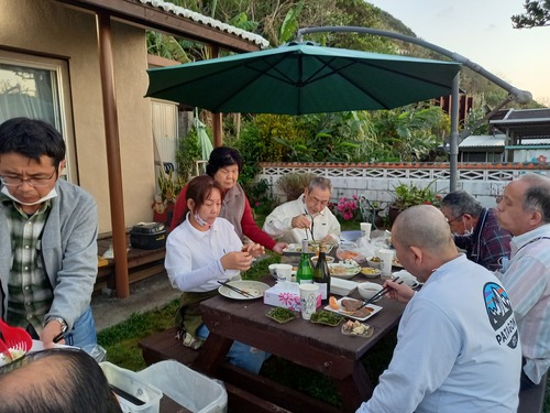 植田塾　そば打ち仲間との交流会(^^♪