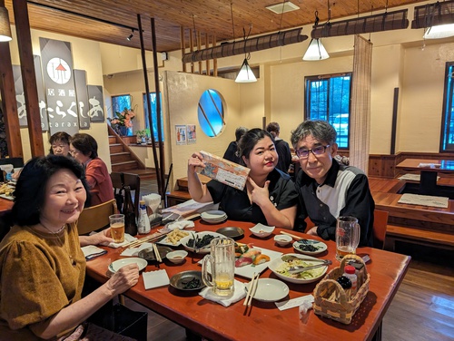 しらこばと蕎麦打ち会から(埼玉県）やって来ましたー
