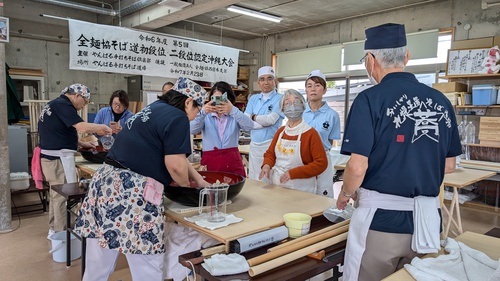 分いしかり札幌星置そば道場・いしかり手打ちそば同好会と交流会