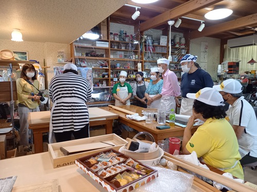 熱血・今川さん・小林さんそば打ち指導\(@^0^@)/