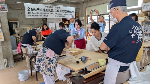 分いしかり札幌星置そば道場・いしかり手打ちそば同好会と交流会
