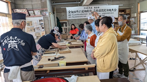 分いしかり札幌星置そば道場・いしかり手打ちそば同好会と交流会