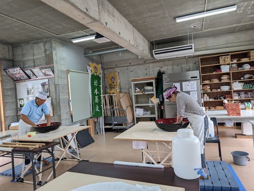 しらこばと蕎麦打ち会から(埼玉県）やって来ましたー