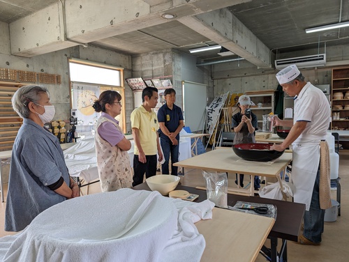 4月のそば打ち会(^^♪富山県　やつおそば大楽