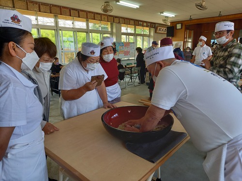 植田塾　そば打ち仲間との交流会(^^♪