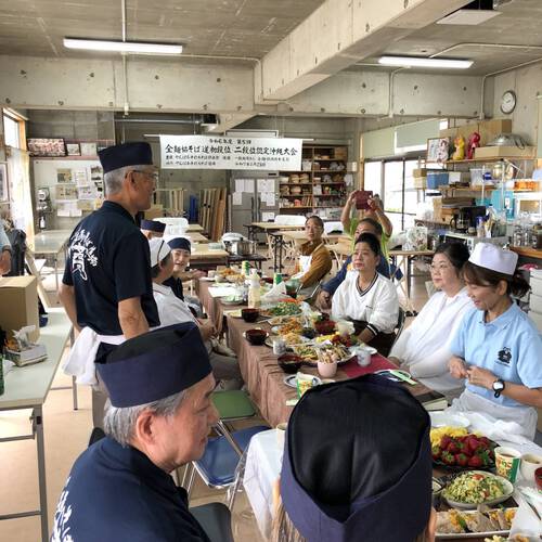 分いしかり札幌星置そば道場・いしかり手打ちそば同好会と交流会