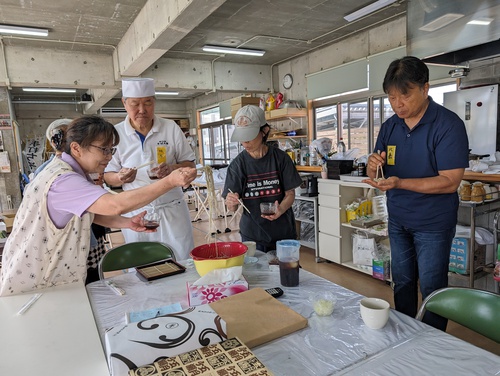 4月のそば打ち会(^^♪富山県　やつおそば大楽