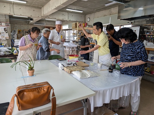 4月のそば打ち会(^^♪富山県　やつおそば大楽