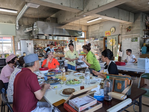 みやこ町蕎麦の会　屋成五段位とそば打ち交流