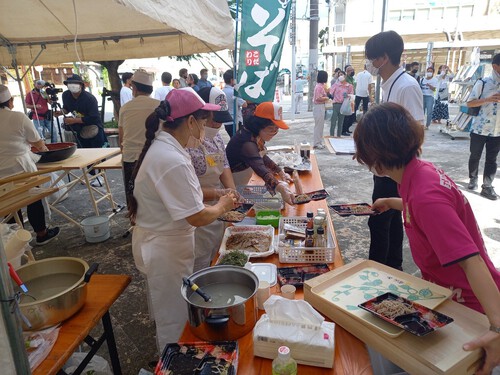 7月5日は名護の日(^^♪そば打ち倶楽部も参加　　　　　　　　　　　　ヽ(✿ﾟ▽ﾟ)ノ