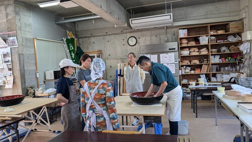 3月のそば打ち練習会・昇段・初段合格祝い