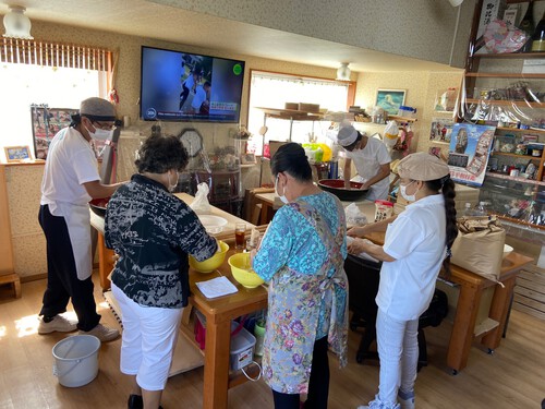 7月5日は名護の日(^^♪そば打ち倶楽部も参加　　　　　　　　　　　　ヽ(✿ﾟ▽ﾟ)ノ