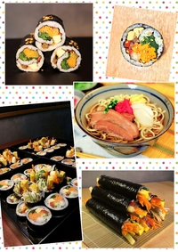 年越しそば❤年越しキンパ 2015/12/17 12:12:57