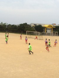 練習試合@宇栄原小学校 小禄中1年 vs 宇栄原FC