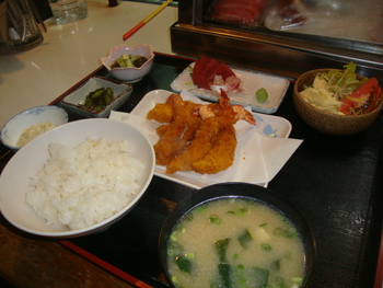 今日の晩飯