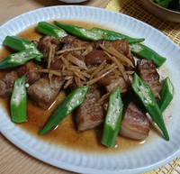 豚バラの梅酢煮