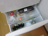 野菜室は泥汚れがつくので汚れをみつけたらすぐに拭くこと 2014/08/28 11:11:00