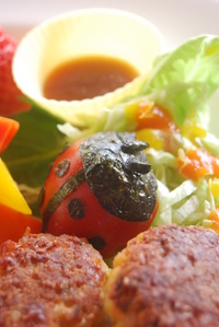 フードキャラクター作り＆健康食育講座　in　リウボウ
