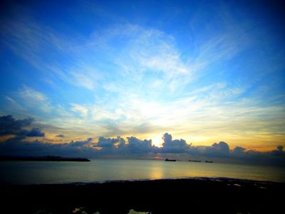 ＋早朝の空(人´∀｀)．☆．。．:*･ﾟ＋