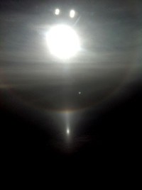＋雲の上から見る虹＋