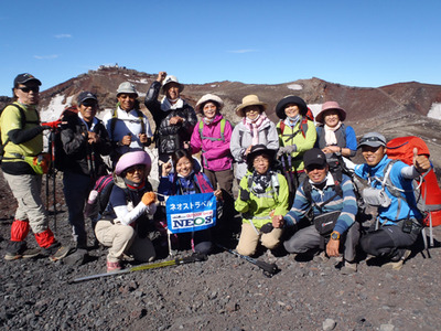 0合目からの富士山。