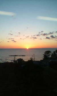 日本海に沈む夕日 2006/09/23 17:47:05