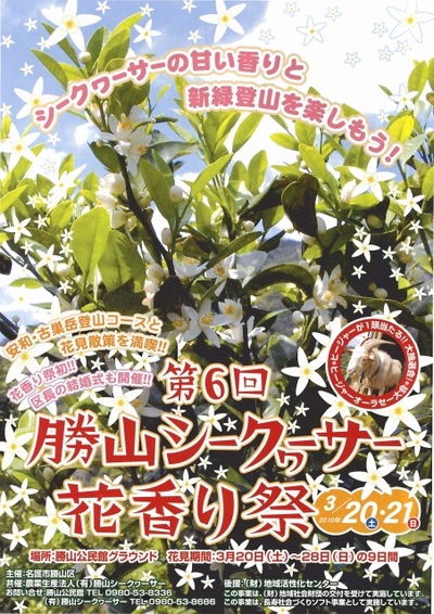 勝山シークヮーサー花香り祭り　第6回