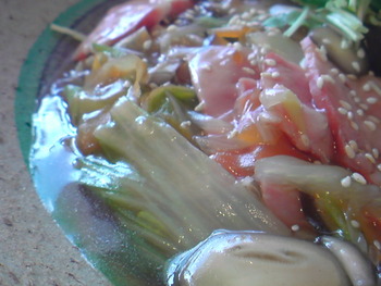 冬休みのお昼ごはん。