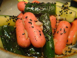 黒豆ごはんとしじみ汁と・・・。