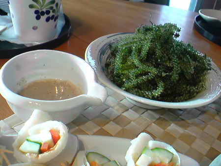 海ぶどう＆黒酢にんにく漬け