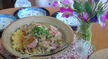 冬休みのお昼ごはん。