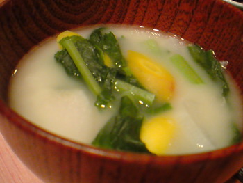 里芋とかぶの野菜クリームシチュー