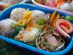 芋掘り遠足のお弁当。