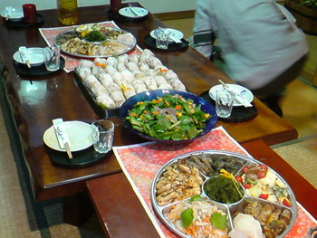 入学祝いパーティー。