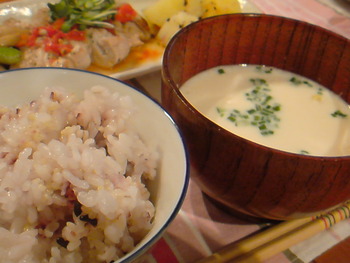イタリア～ン豚テキ晩ごはん。