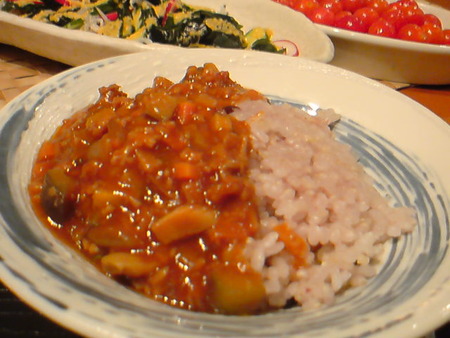 金曜の夜はカレーライス☆
