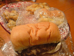 ジャンボチーズバーガー☆