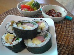 海苔巻きランチ♪