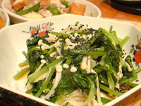 急いで作った日の夕飯。