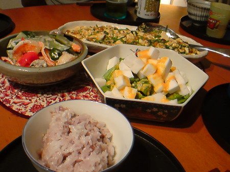 はんぺんと水菜のサラダ