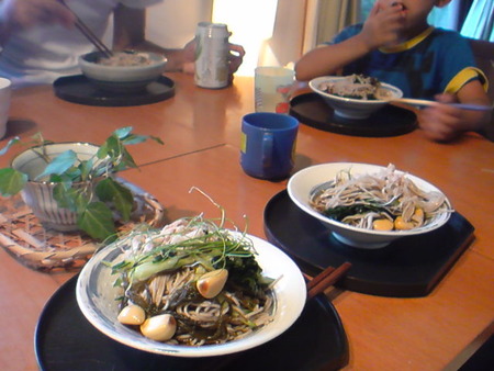 もずくdeコラボお蕎麦☆