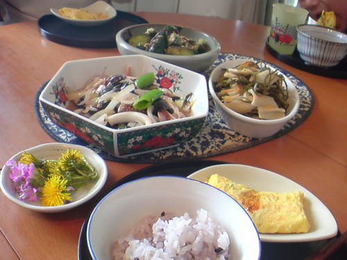 日曜朝市でイカがお買い得だったので・・・ランチ♡